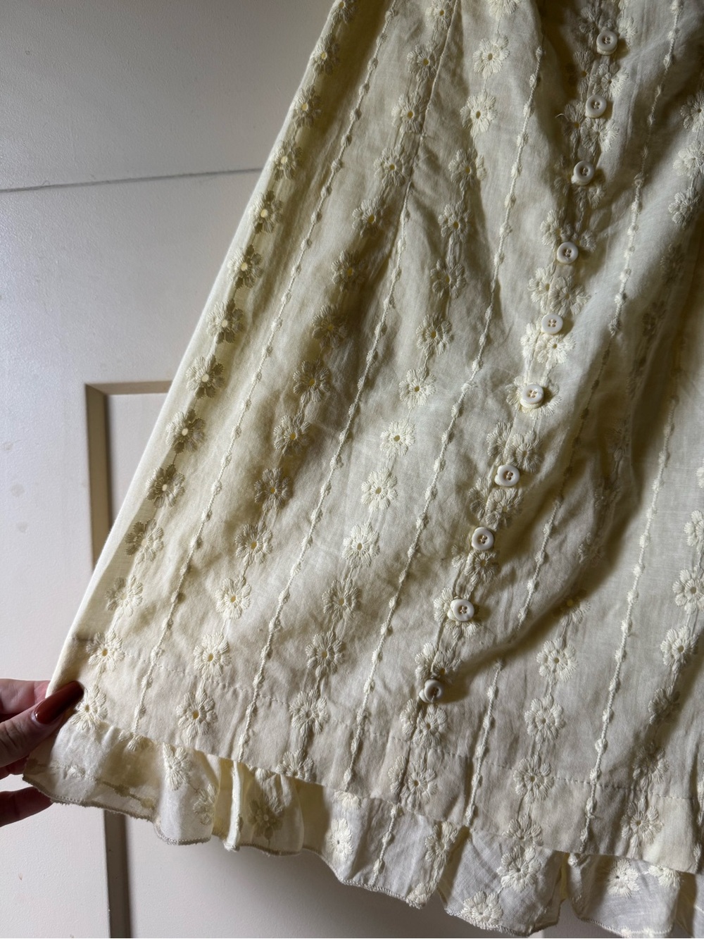 Yellow Eyelet Ruffle Sundress - Picture 5 of 5